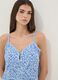 Light blue organic cotton floral print nightdress_3