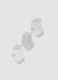 3-pack of grey organic stretch cotton socks_0