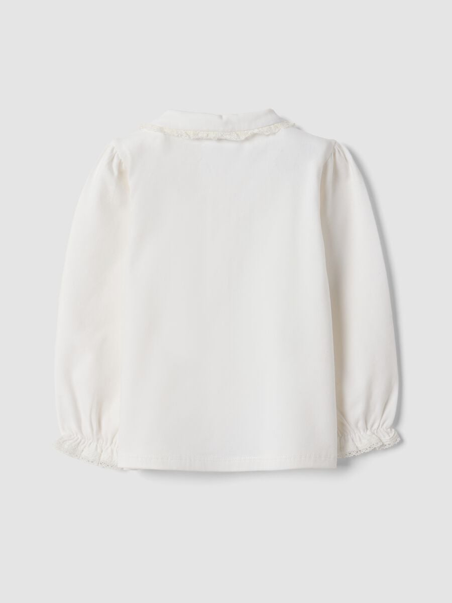 White organic stretch-cotton polo shirt_1