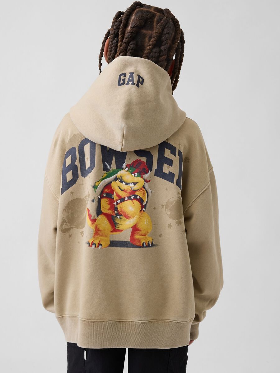 Nintendo Super Mario cotton-blend hooded sweatshirt_1