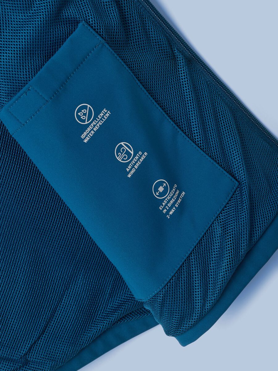 ALTAVIA SAILING blue windproof gilet in stretch fabric with zip_5