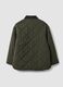 Green quilted padded jacket with buttons_6