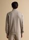 Beige full-zip with stretchy fabric collar, Easy Dry, regular fit_3