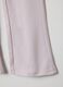 Pink stretchy cotton regular fit leggings for girls_3