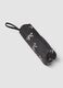 Black folding umbrella with bow print_1