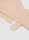 Beige stretch organic cotton bra for girls_2