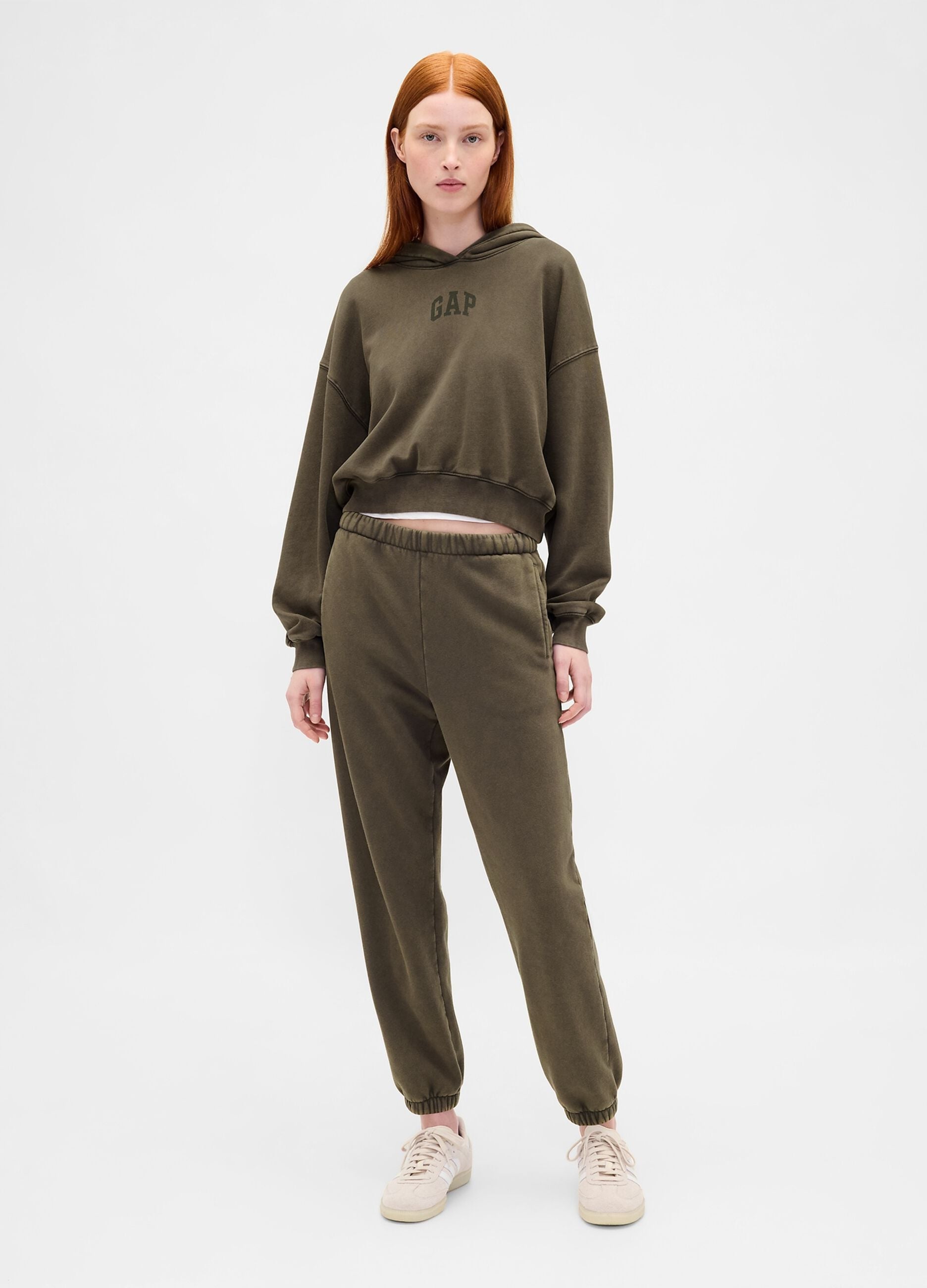 Green Gap Hoodie in Cotton Blend