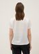 White short-sleeve T-shirt with soft neckline, regular fit_2