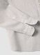Multicolour striped shirt with mandarin collar in linen-cotton blend regular fit_6