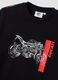 Black pure cotton Ducati print T-shirt, regular fit_5