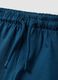 Blue pure cotton set with top and shorts_3