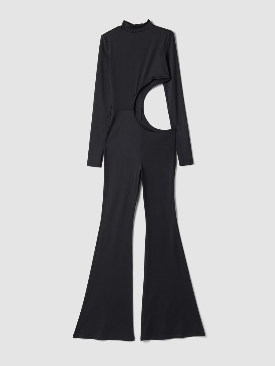 Cut-Out Bodysuit Black_0