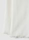 White slim-fit ribbed stretch cotton T-shirt for baby girl_2