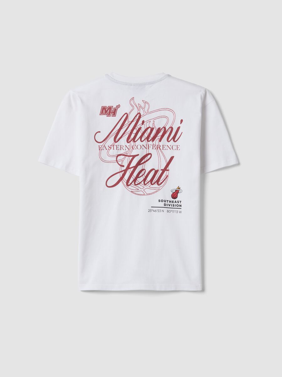 T-shirt bianca a maniche corte in puro cotone Over fit_4