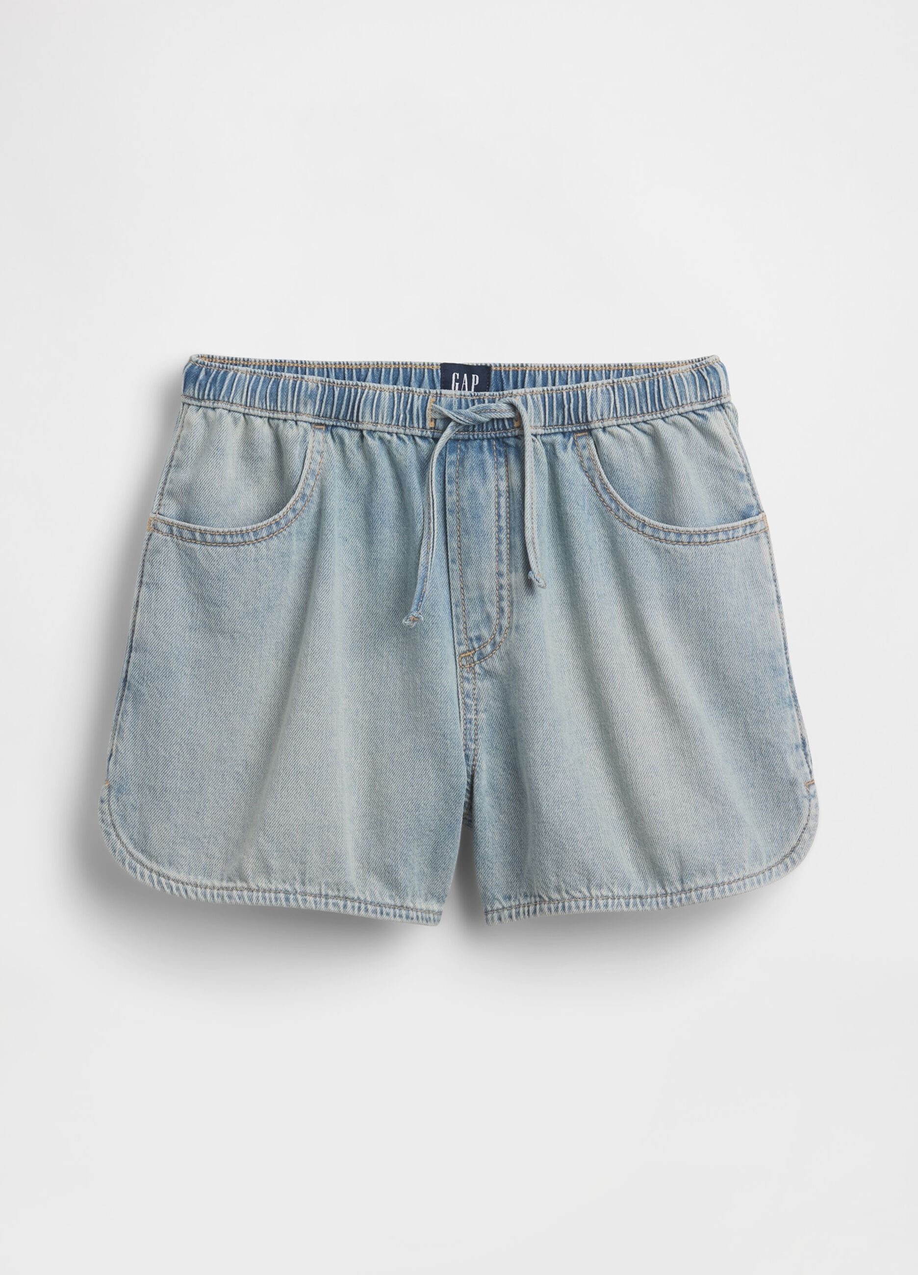 Pure cotton denim shorts