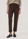 Brown slim-fit stretch leggings_1