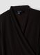 Brown stretch viscose, silk and wool crew-neck T-shirt, regular fit_5