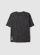 Boys' oversized fit grey pure cotton t-shirt with print_4
