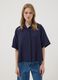 Blue viscose-blend shirt_0