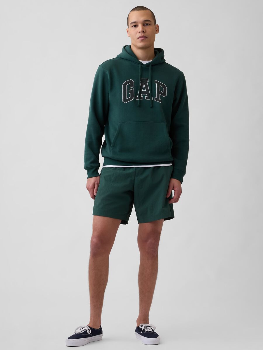 Cotton blend hoodie with logo_3