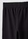 Black pure cotton regular-fit joggers for girls_3