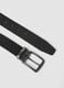 Black belt with rectangular buckle_1