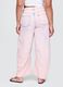 Pink denim trousers with regular fit_5