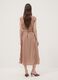 Multicolour pure viscose striped midi dress, regular fit_3