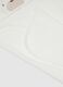 Newborn white cotton blend robe with hood_2
