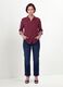 Red polka-dot shirt with classic collar, regular fit_1