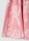 Girls&rsquo; pure cotton ruffle skirt with pink stripes_3
