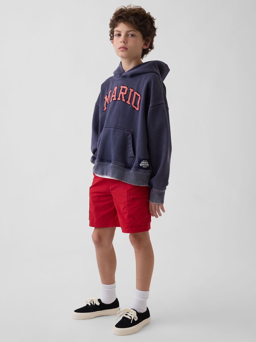 Super Mario Nintendo hooded sweatshirt in cotton blend_2