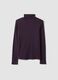 Purple ribbed viscose-blend crew-neck top_4