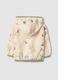 Beige cotton jacket regular fit with hood for baby_1