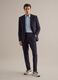 Pantaloni formali blu regular fit_0