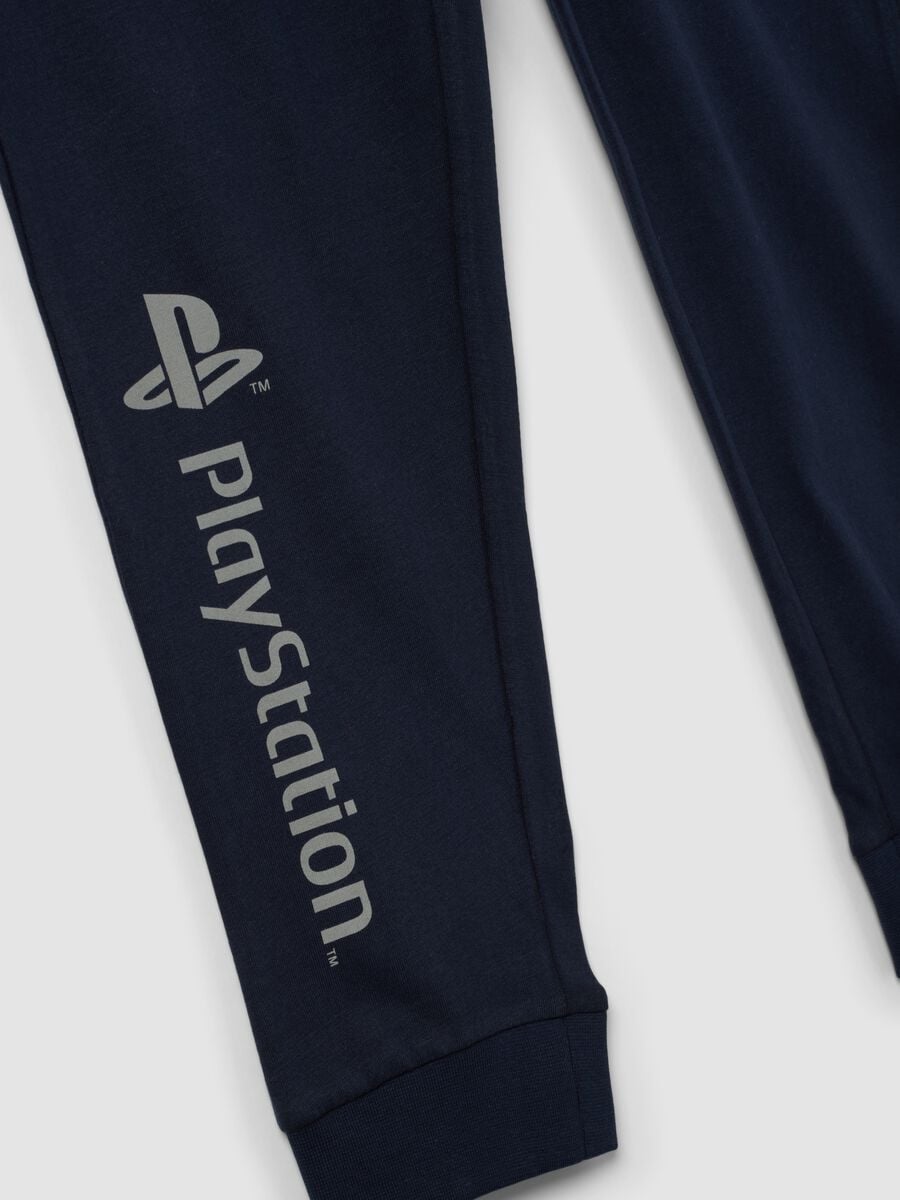 Blue organic cotton PlayStation print pyjamas_3