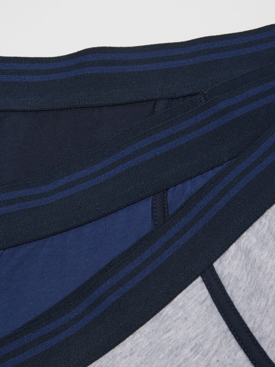 Tripack boxer in cotone organico elasticizzato multicolor regular fit_5