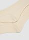 White stretch cotton-blend tennis socks with stripes_1