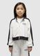 White full-zip cotton sweatshirt_0