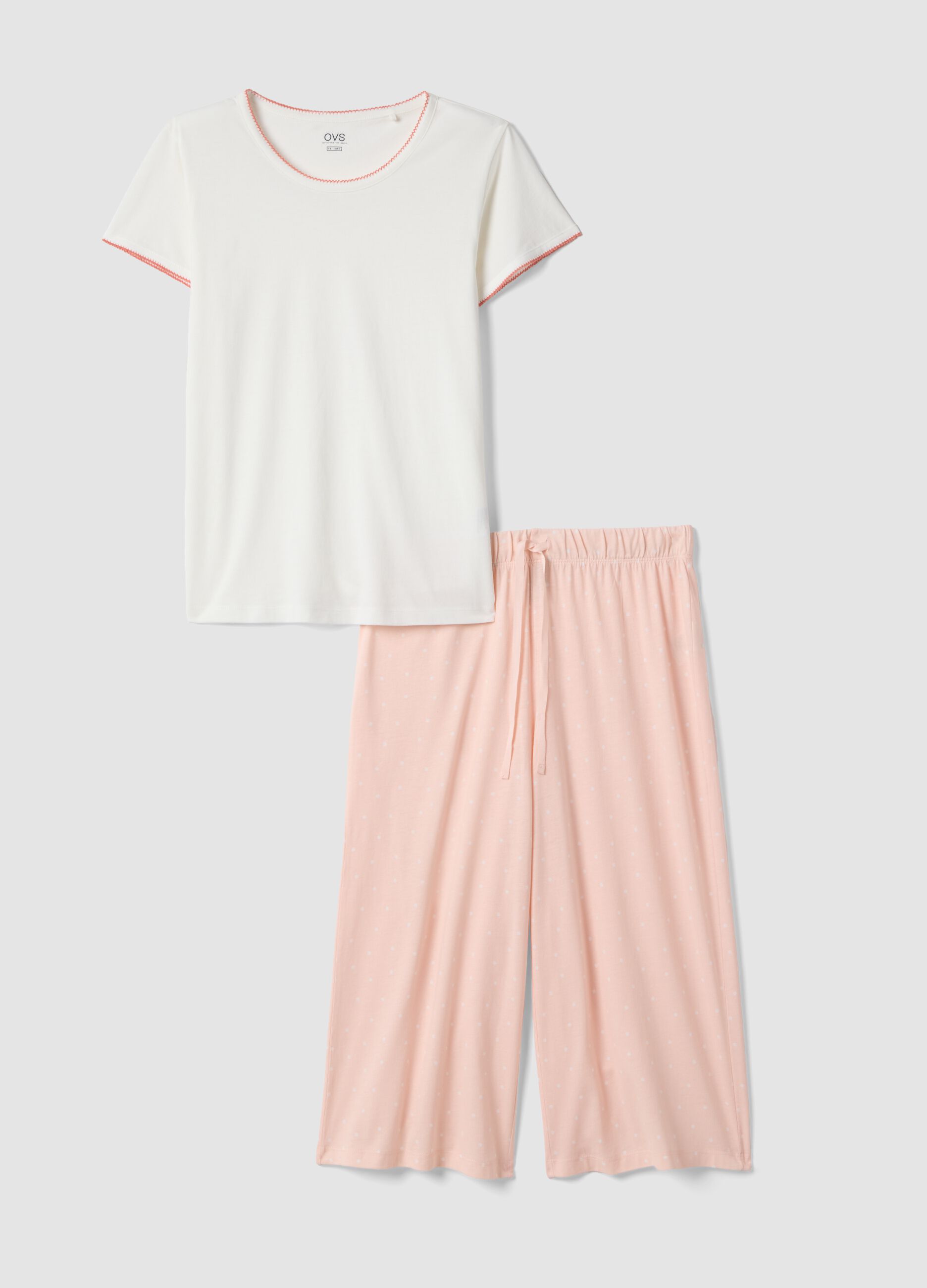Multicolour pure cotton pyjamas regular fit