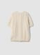 Beige pure cotton cable-knit cardigan, regular fit_2