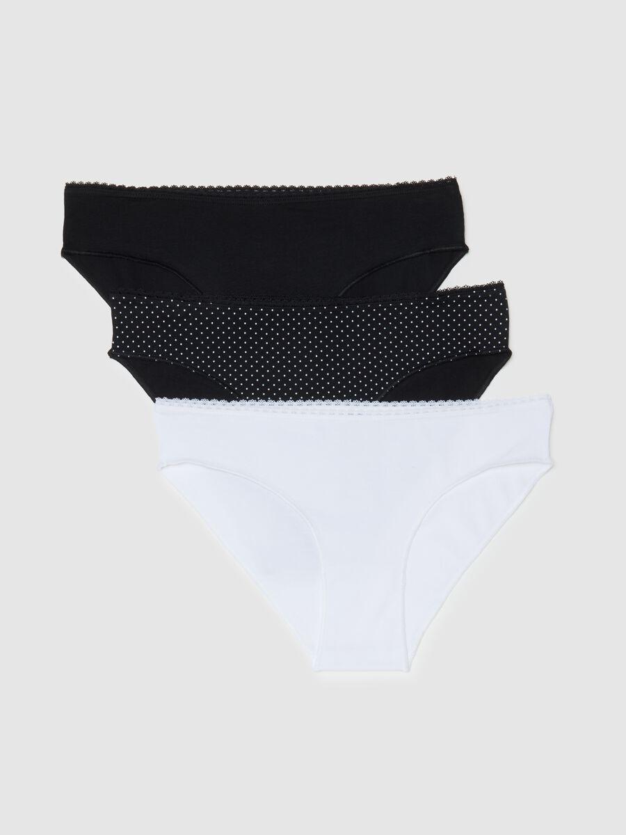 Multicolour Stretch Cotton Regular Fit Tripack Briefs_4