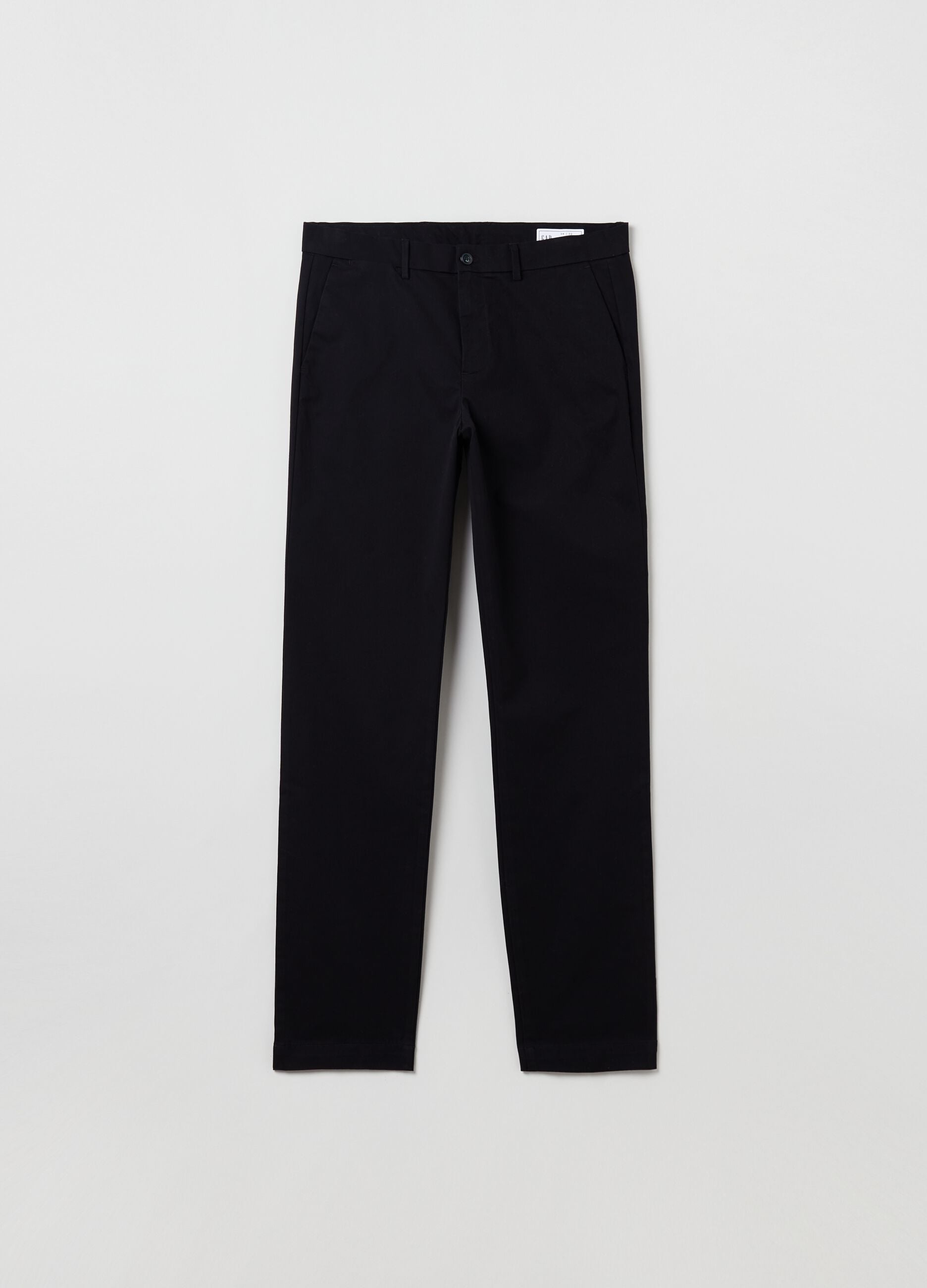 Skinny-fit chino trousers in stretch cotton