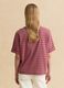 Pink striped cotton-blend T-shirt_3