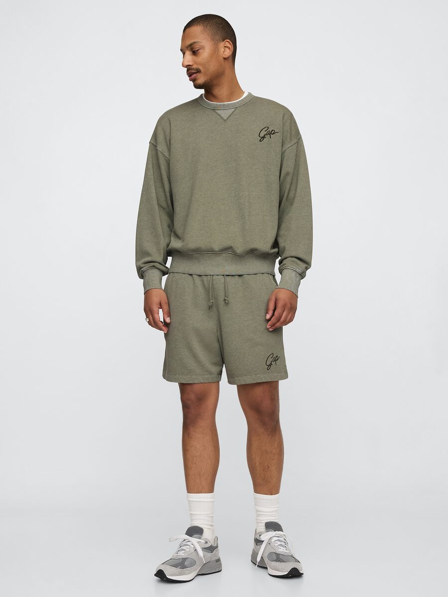 Green Gap fabric blend sweatshirt_3