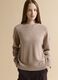 Beige pure cashmere oversized jumper_0