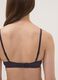 Black triangle bra in stretch fabric with removable padding_3