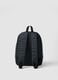Blue water-repellent backpack with front pocket_1