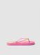 Girls&rsquo; multicolour patterned flip-flops_0