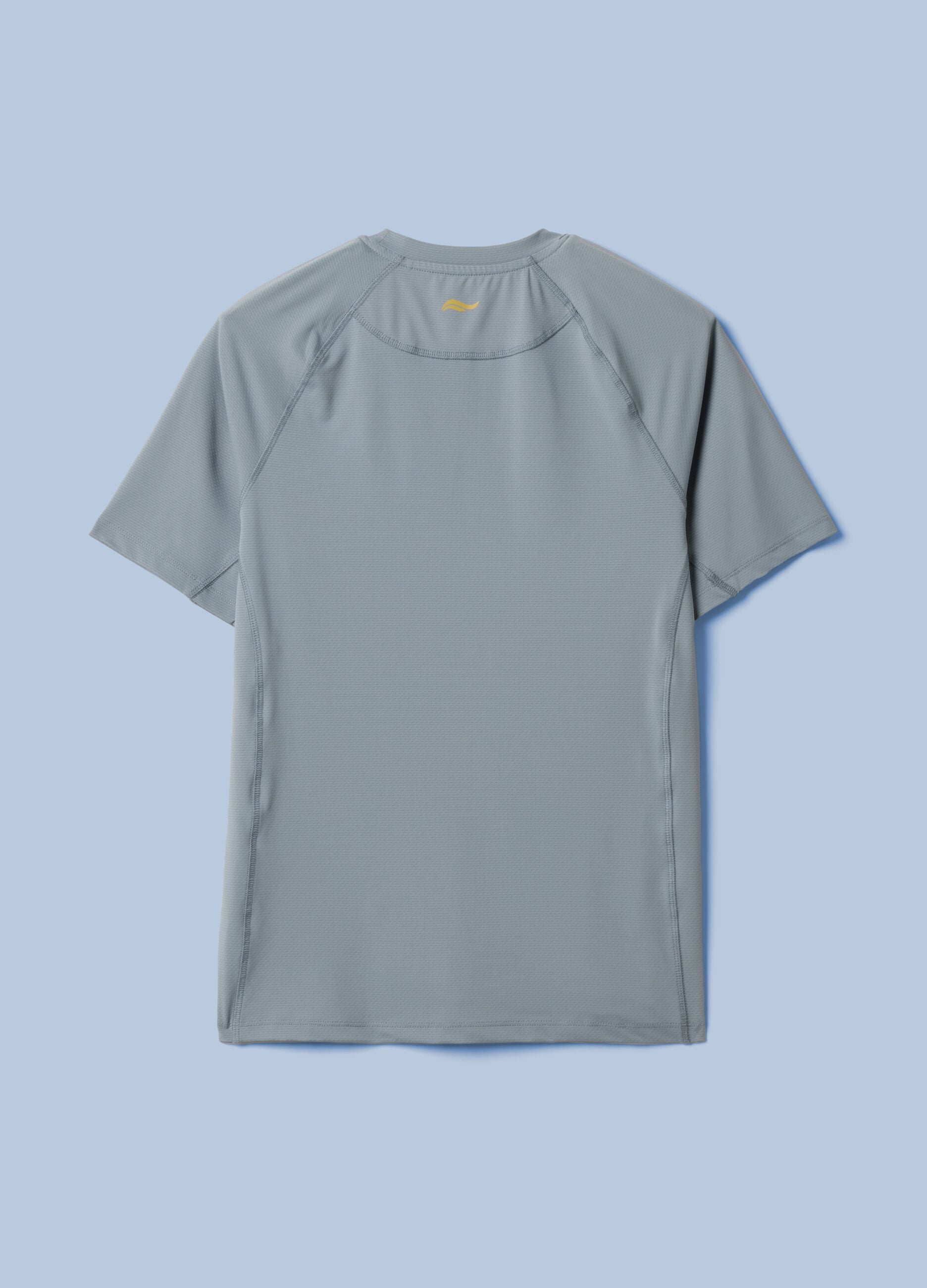 T-shirt grigia in tessuto elasticizzato ALTAVIA SAILING